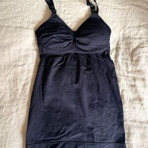 Kindred Bravely Midnight Black Maternity & Nursing Tank